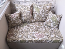 Бескаркасный диван на балкон! Вариант дизайна